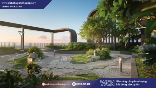 Skyzone không chỉ tạo dấu ấn kiến trúc riêng cho dự án mà còn nâng tầm trải nghiệm sống, mang đến không gian kết nối và thư giãn trên cao giữa nhịp sống đô thị năng động.