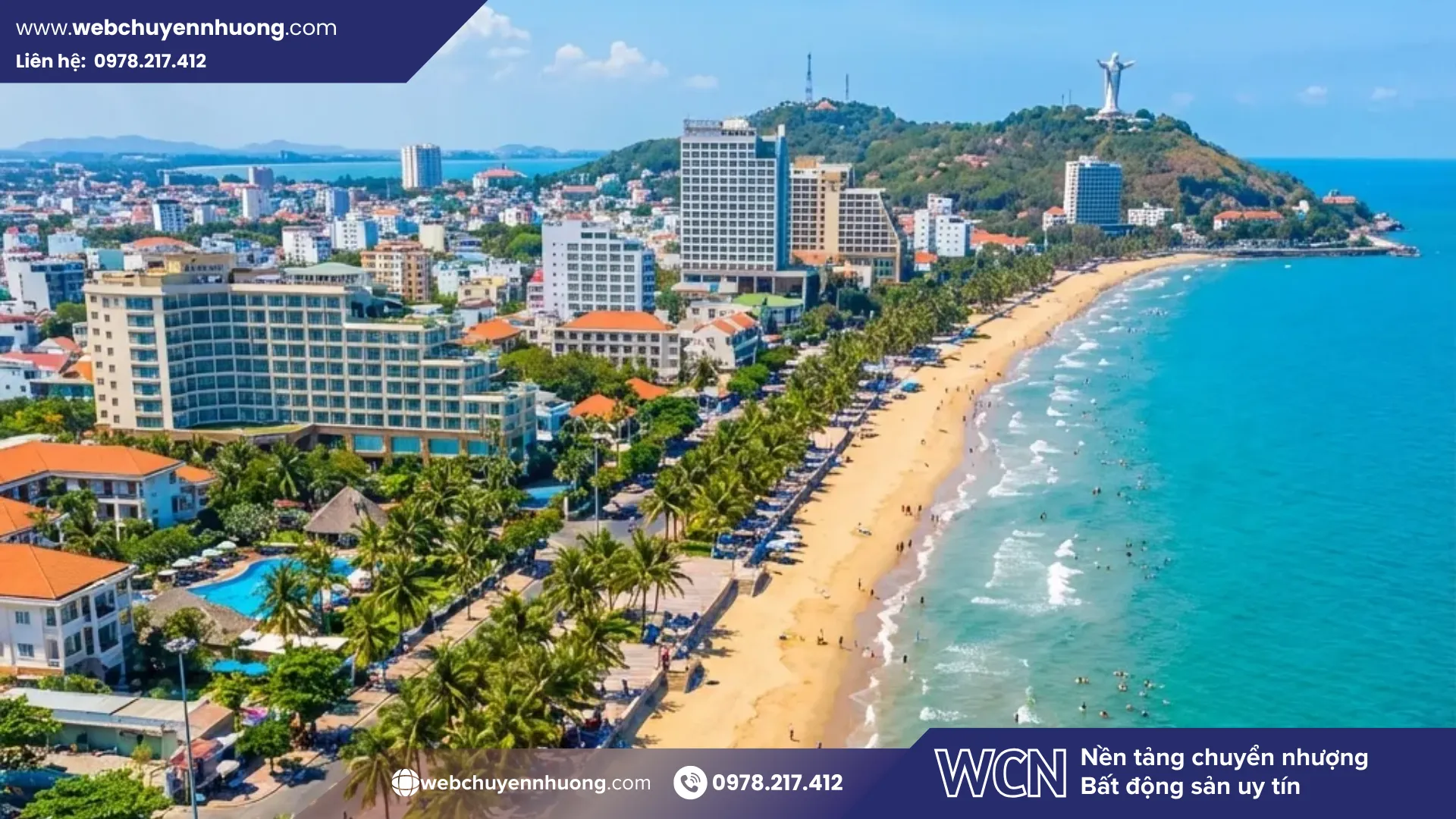 Dự án tọa lạc tại số 2 Lê Hồng Phong, phường Thắng Tam, TP. Vũng Tàu, ngay vòng xoay Đài Liệt Sĩ – nút giao thông trọng điểm của thành phố biển.