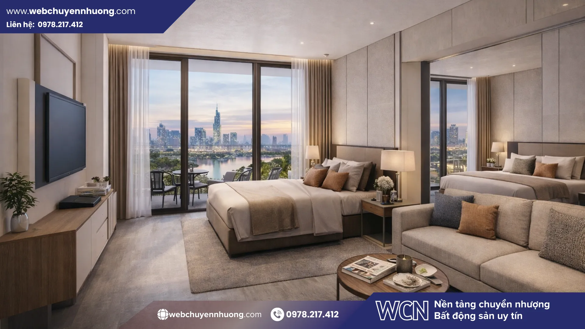 Khoảng 90% căn hộ Tumys Gold có tầm nhìn biển, gia tăng trải nghiệm và giá trị khai thác cho thuê cao cấp.