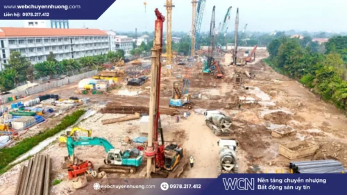 Tổng thể, các hạng mục nền móng đang được triển khai bài bản và đúng lộ trình, cho thấy tiến độ xây dựng Emerald Garden View tháng 02.2026 được kiểm soát chặt chẽ và tạo nền tảng vững chắc cho các giai đoạn thi công tiếp theo.