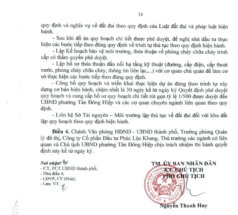 Chấp Thuận Chủ Trương Đầu Tư (Quyết định 2835/QĐ-UBND ngày 01/11/2023) dự án TT Avio