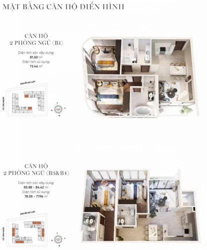 Căn hộ The Emerald Boulevard 2PN đáp ứng tốt nhu cầu của gia đình trẻ nhờ bố cục hợp lý, không gian sử dụng hiệu quả và mức độ tiện nghi cao, phù hợp cho cả an cư lẫn khai thác cho thuê.