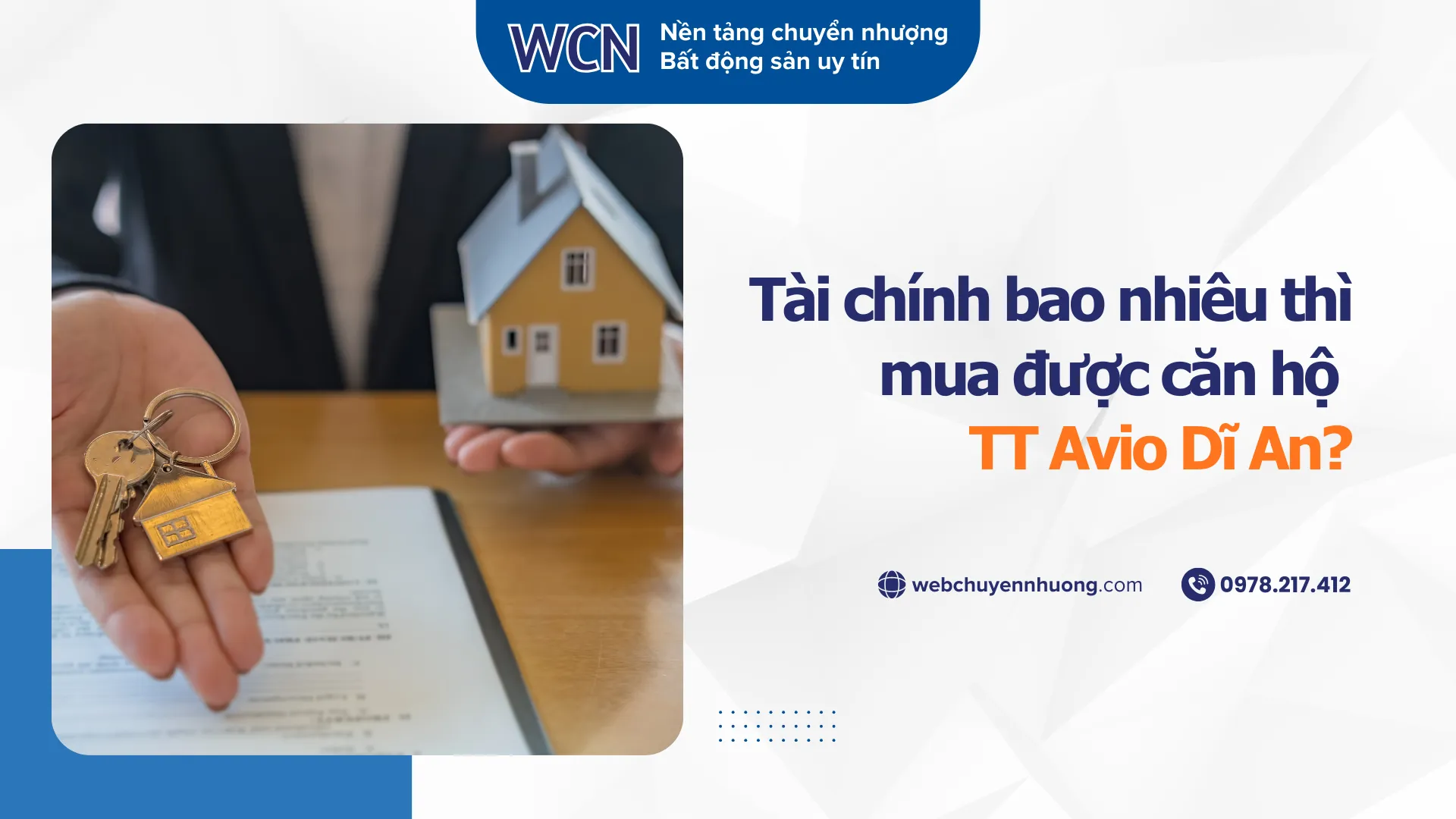 Tài chính bao nhiêu thì mua được căn hộ TT Avio Dĩ An?