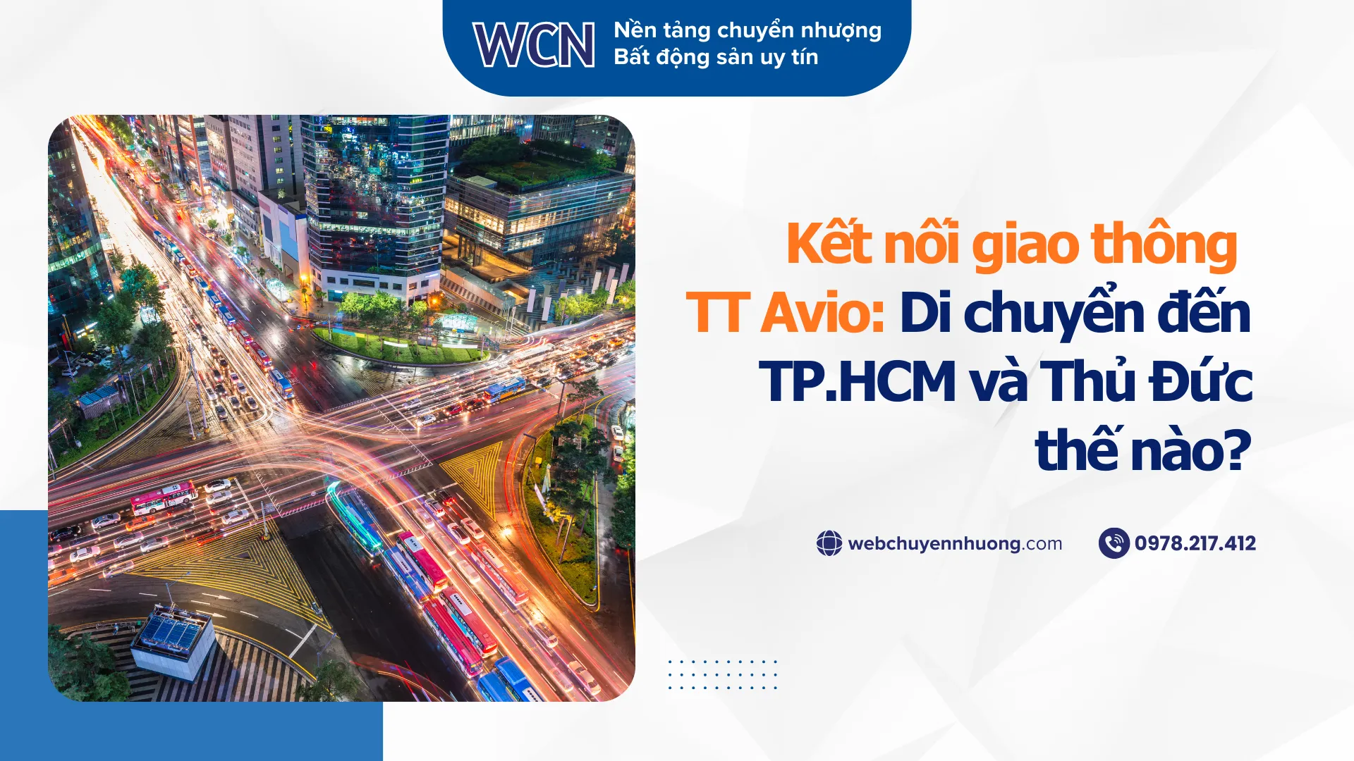 Kết nối giao thông TT Avio: Di chuyển đến TP.HCM và Thủ Đức thế nào?