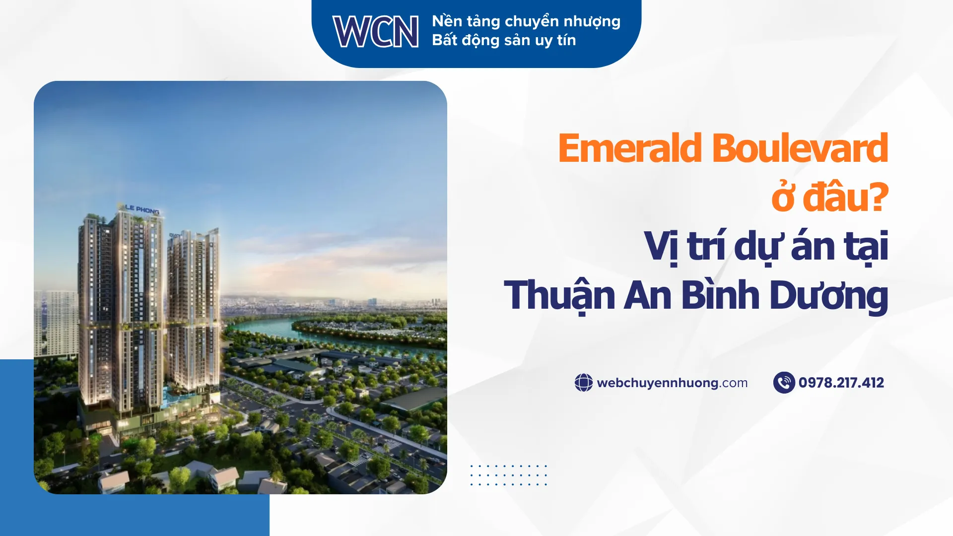 Emerald Boulevard ở đâu? Vị trí dự án tại Thuận An Bình Dương