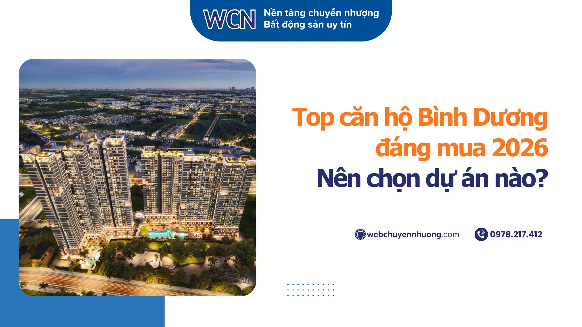 Top căn hộ Bình Dương đáng mua 2026: Nên chọn dự án nào?