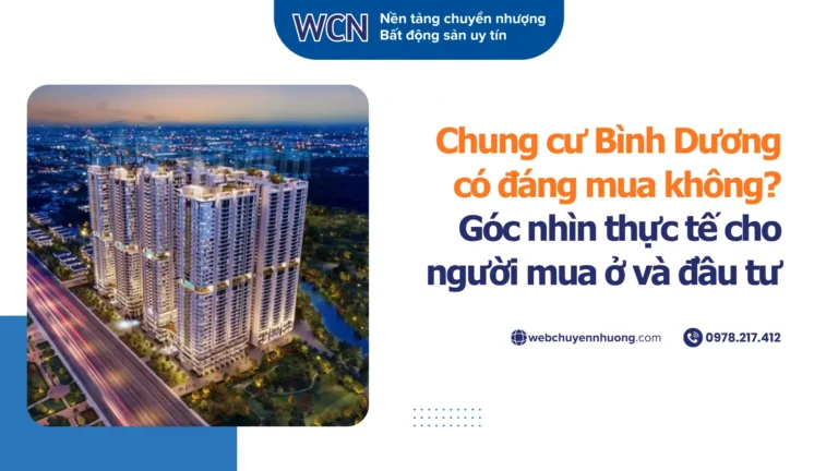 Chung cư Bình Dương có đáng mua không? Góc nhìn thực tế cho người mua ở và đầu tư