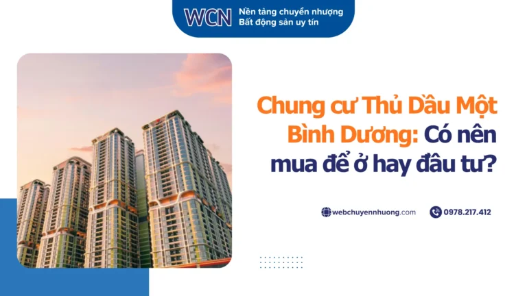 Chung cư Thủ Dầu Một Bình Dương: Có nên mua để ở hay đầu tư?