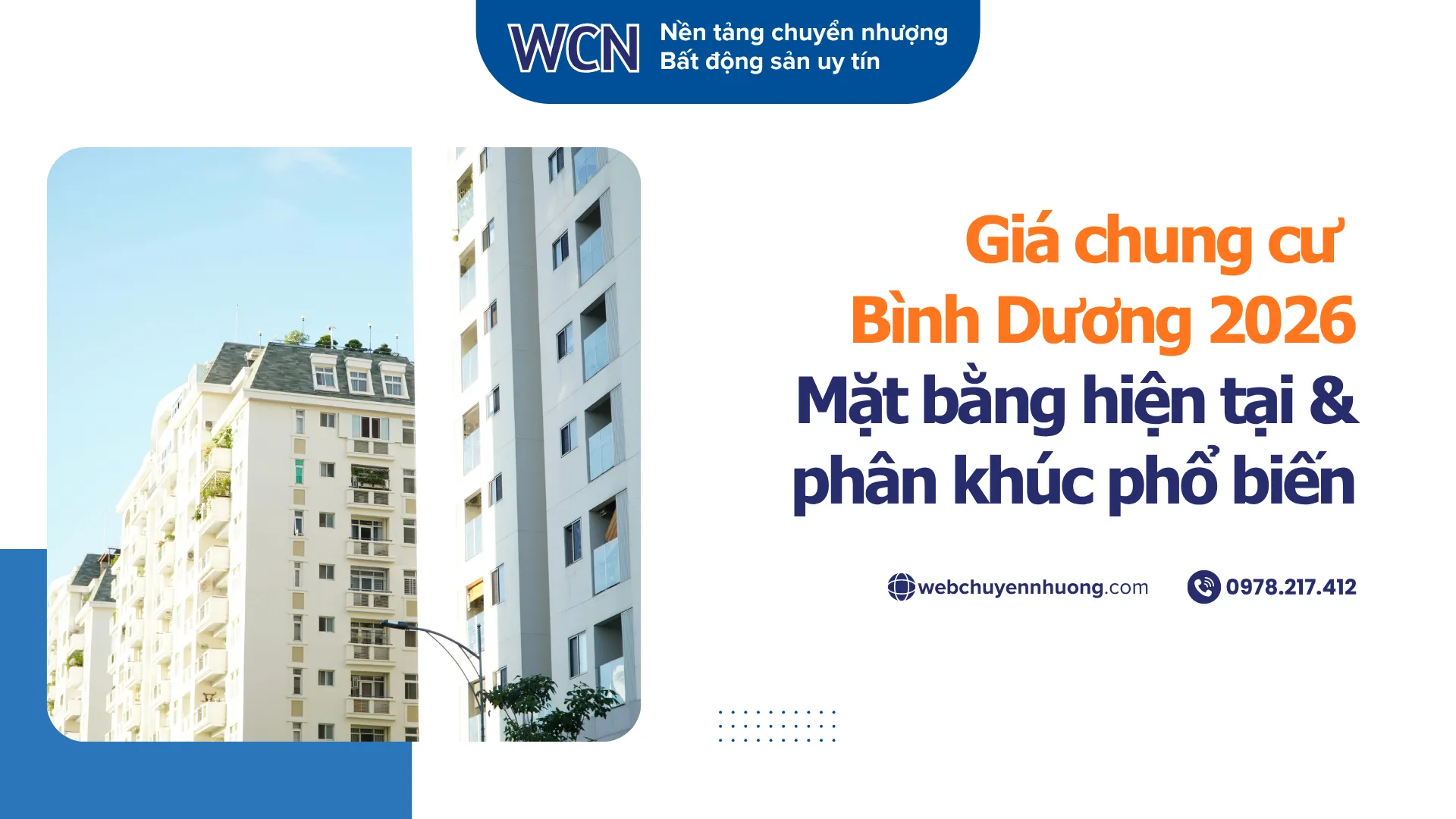 Giá chung cư Bình Dương 2026: Mặt bằng hiện tại và phân khúc phổ biến