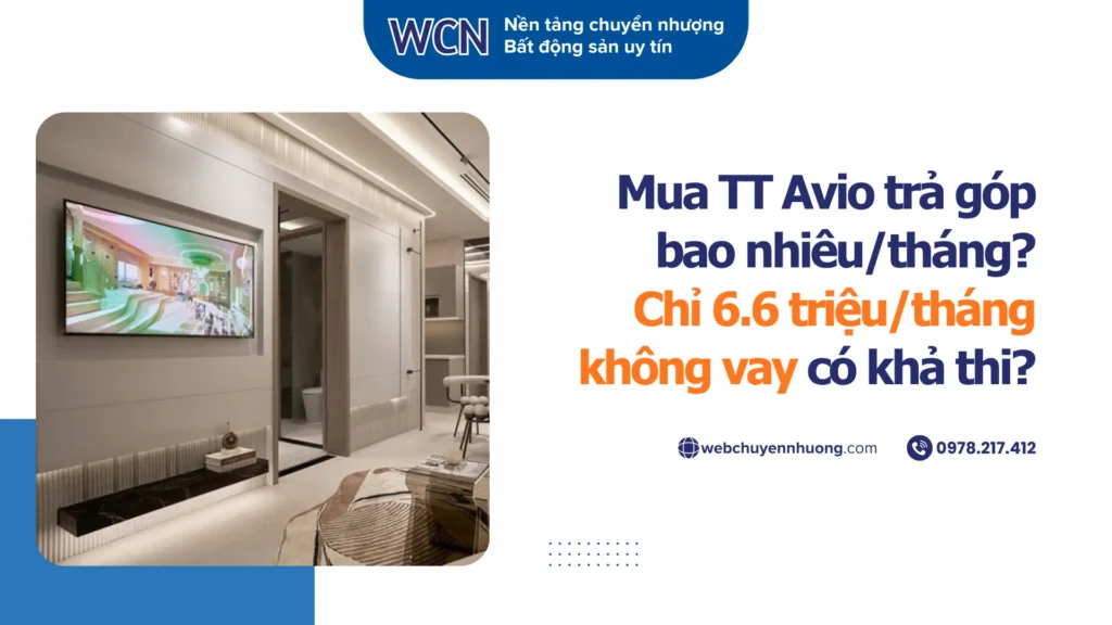 Mua TT Avio trả góp bao nhiêu/tháng? Chỉ 6.6 triệu/tháng không vay có khả thi?