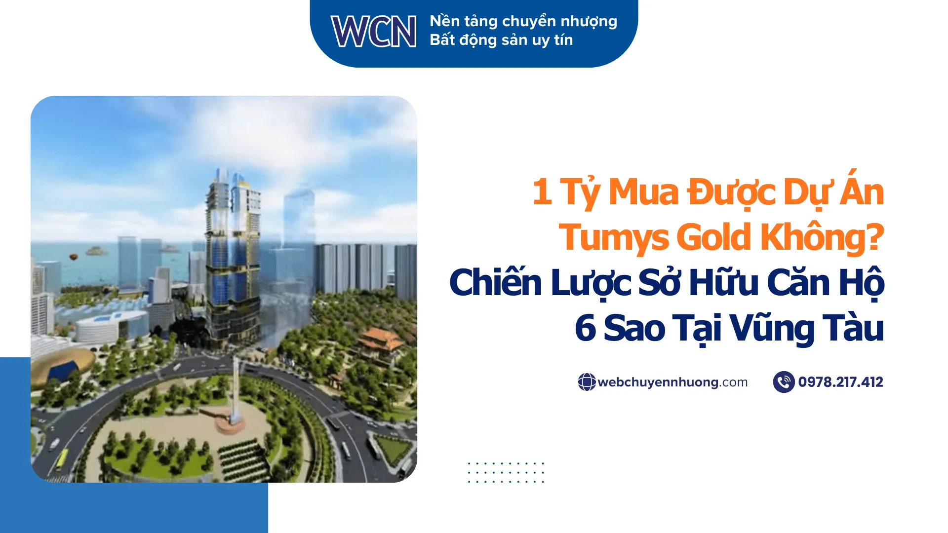 1 Tỷ Mua Được Dự Án Tumys Gold Không? Chiến Lược Sở Hữu Căn Hộ 6 Sao Tại Vũng Tàu
