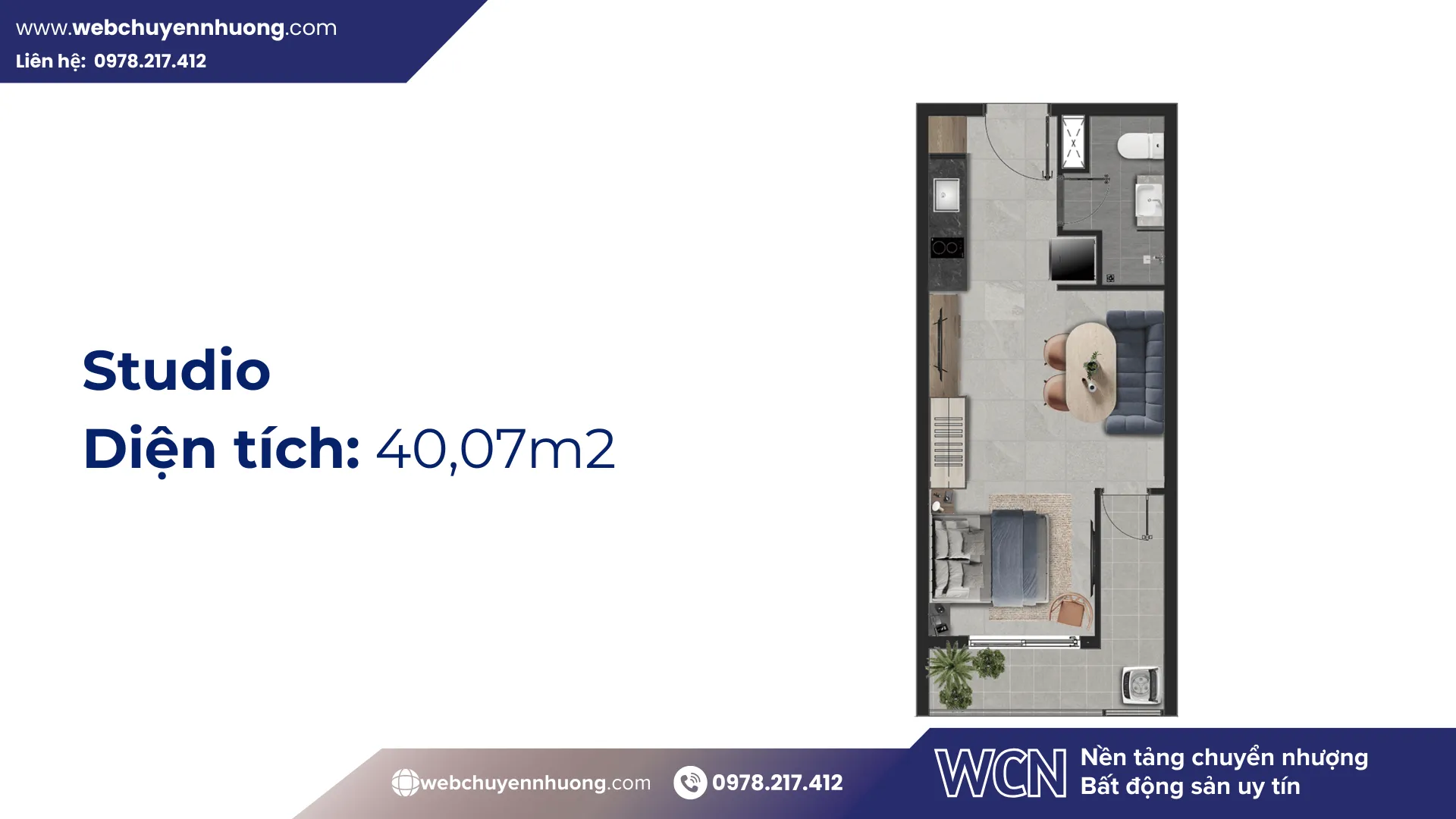 Căn hộ Studio tại Emerald Boulevard có diện tích 37–41m², mức giá khoảng 1.2–1.5 tỷ đồng, phù hợp cho người độc thân hoặc nhà đầu tư khai thác cho thuê.